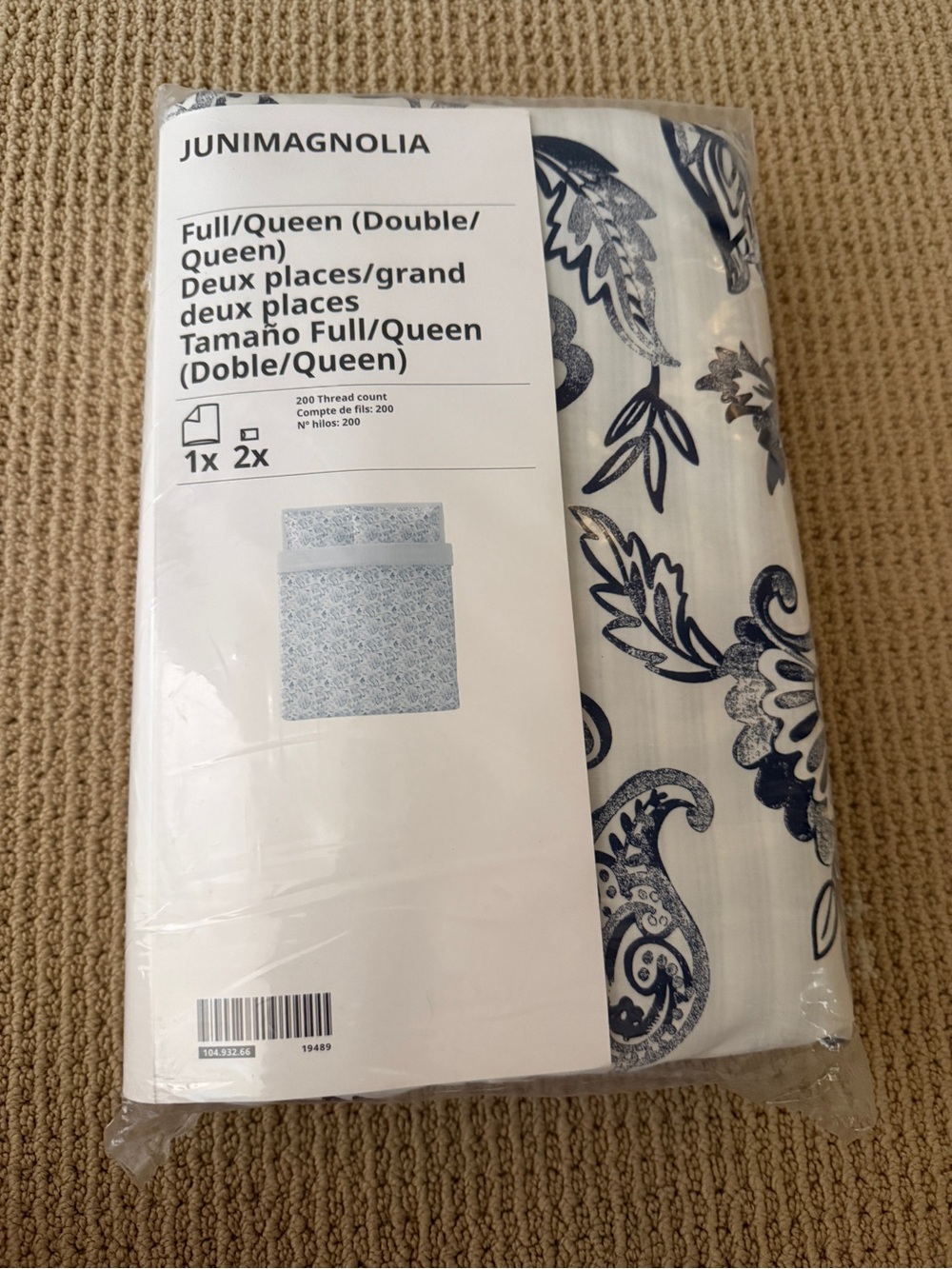 NEW: FULL/ Queen Double duvet cover set